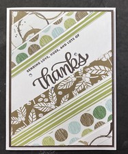 Thank You Stampin' Up Card