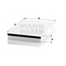Filter, cabin air Mann filter CU3054 for Opel Astra G CC