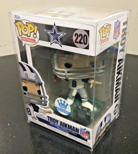 Funko Exclusive POP! Dallas Cowboys Troy Aikman #220 ~ NEW In Protector