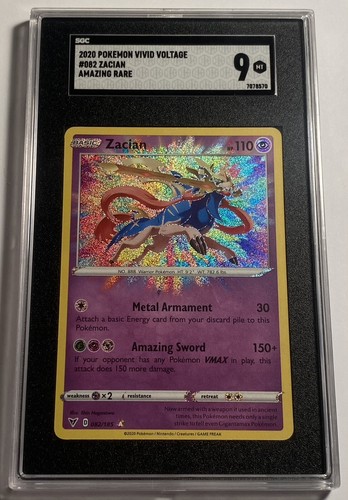 Zacian graded SGC 9 for sale on eBay