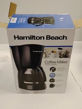 Hamilton Beach 12 - Cup Black Drip Coffee Maker with Glass Carafe