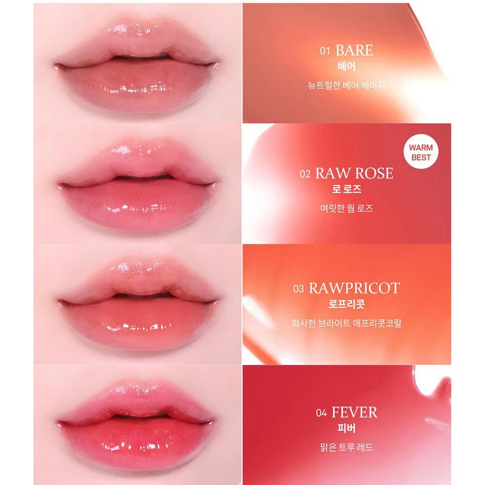 HINCE Raw Glow Gel Tint 4ml 2024 S/S 7colors Vegan & Mild K-Beauty - Image 4 of 4