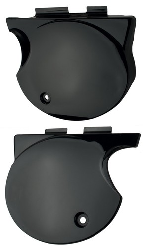 Black Fender Side Cover Set 1976 1977 1978 1979 For Yamaha TT500 XT500 4-037 - Picture 2 of 4