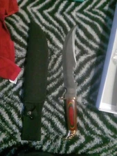 15 inch bowie knife with sheath