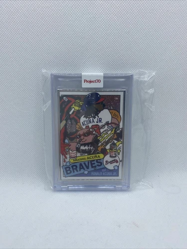 Topps Project70 Card 733 - Ronald Acuna Jr. by Ermsy Artist Proof /51 In Hand