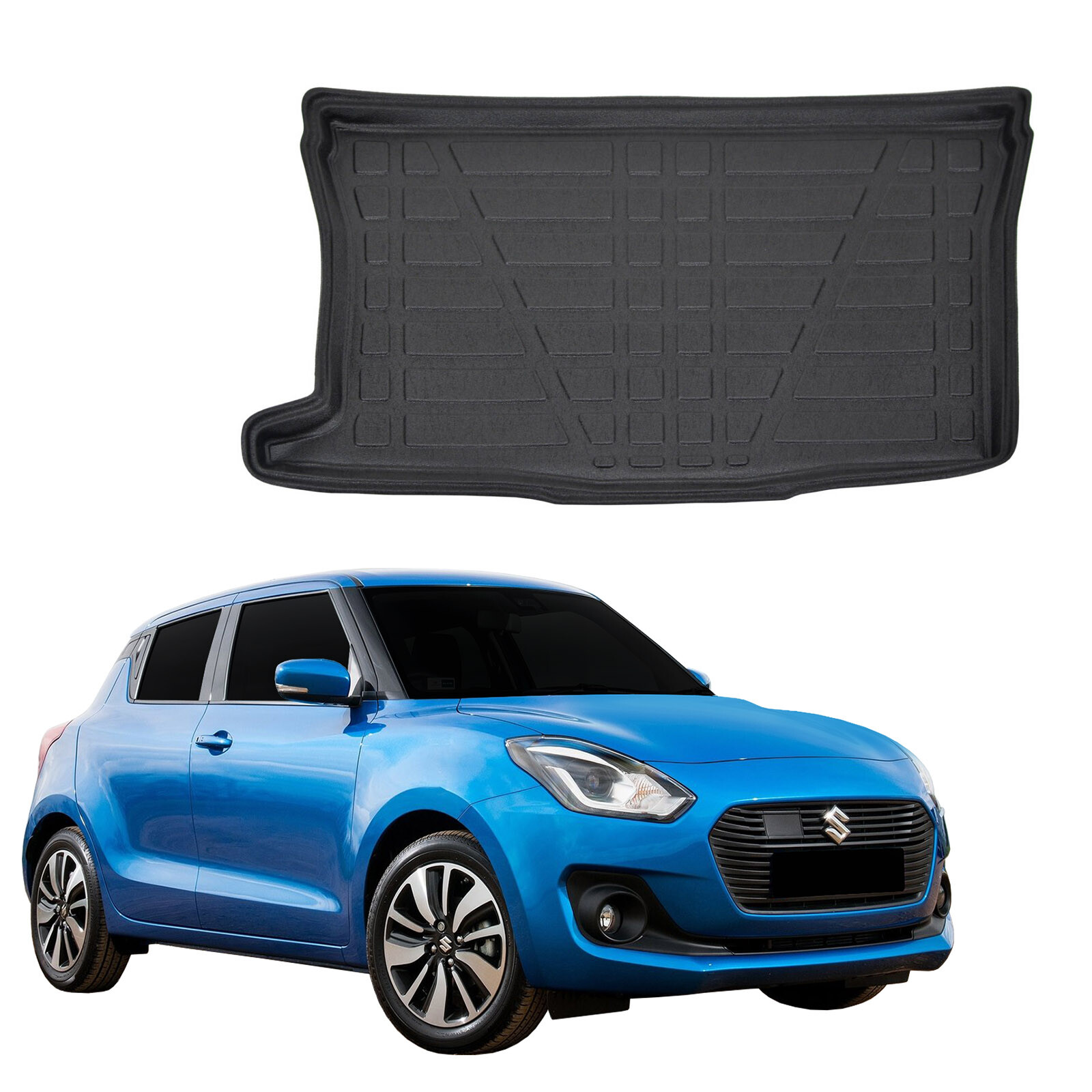 Tapis de coffre sur mesure Suzuki Swift 2017-2022 pour sorties nature et courses