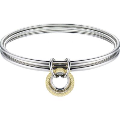 Morellato Damenarmband Bangle Essenza Silber Charm, Medium, Ø 6,6 cm