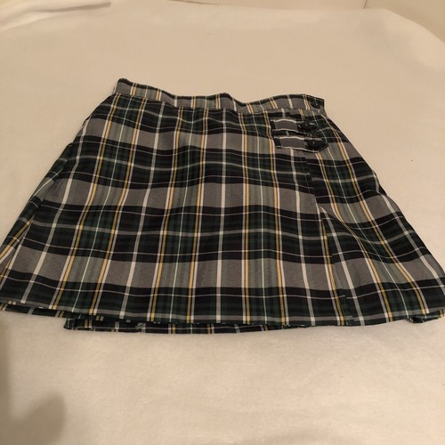 School Uniform Skirt Shorts Dennis Blue Plaid