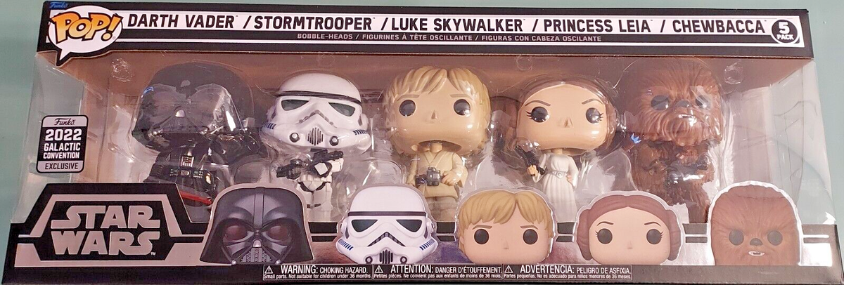 FUNKO POP! - STAR WARS 2022 GALACTIC CONVENTION EXCLUSIVE - 5PK