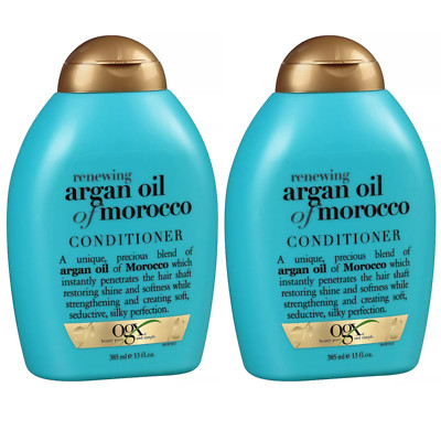 (2) Packs OGX Renewing Argan Oil of Morocco Conditioner - 13 fl oz Each Bottle 