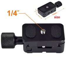 New Camera Quick Release Plate 1/4 Mount Clamp Adapter Stabilizer Tripod Bracket