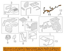 GM OEM 16-19 Cruze Evaporator Heater Components-Harness 13458878
