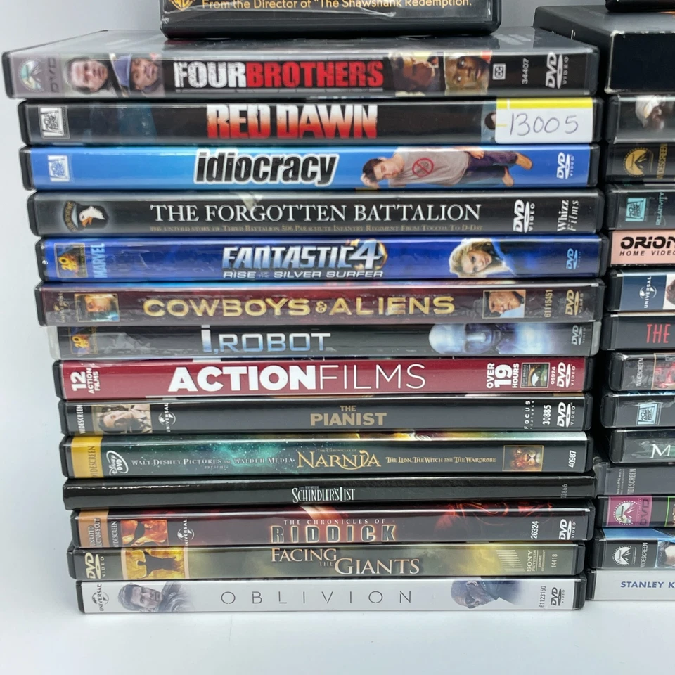 DVD Movies Lot of 30 Action Comedy Drama SciFi Full Metal Jacket Zoolander Robot - Image 2 of 3