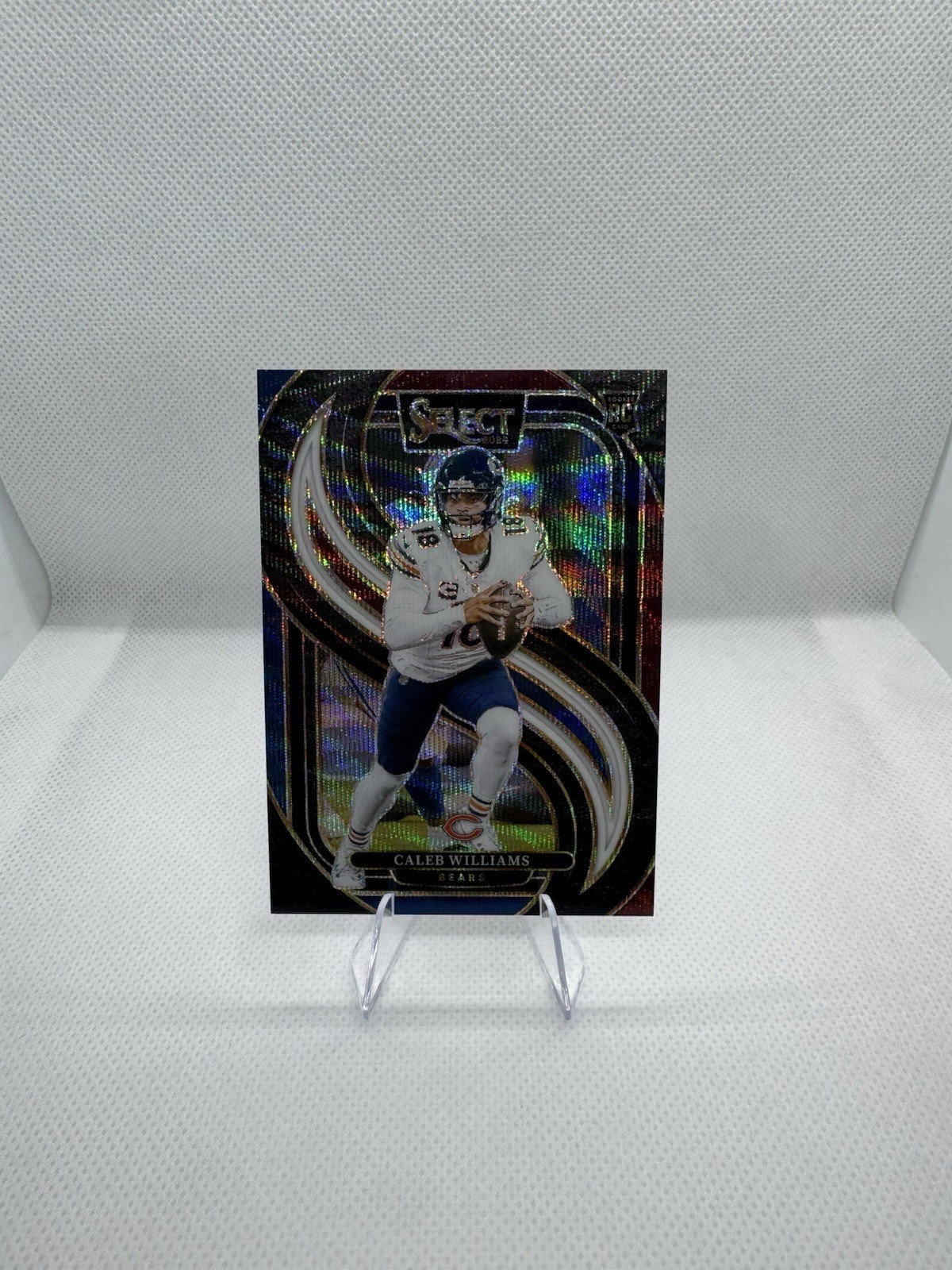 2024 Panini Select - Premier Level Caleb Williams #114 Tri-Color Prizm /249 (RC)