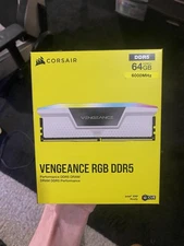 CORSAIR Vengeance RGB 64GB (2 x 32GB) 288-Pin PC RAM DDR5 6000 (PC5 48000)