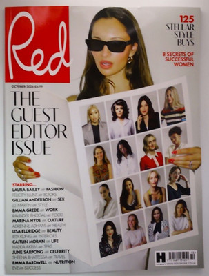 Red magazine Oct 2026 The Guest Editor Issue: Laura Bailey, Gillian Anderson