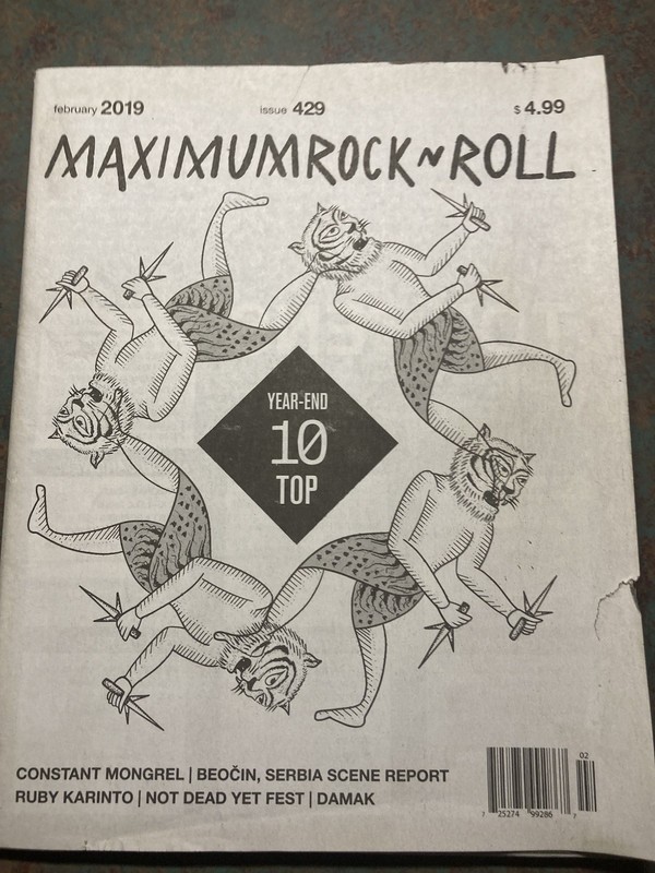 Maximum Rock N Roll No.429 Small￼￼ tear on Cover
