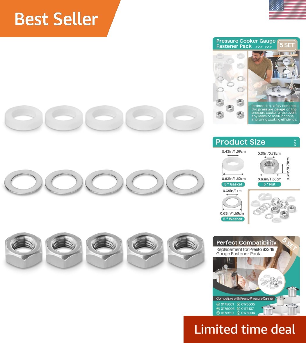 Gauge Fastener Kit For Presto Canner Efficiency
