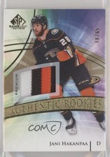 2020 Upper Deck SP Game Used Authentic Rookies Gold /65 Jani Hakanpaa Patch 0gn4