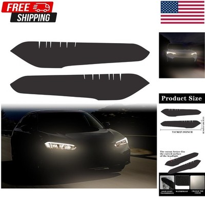 Amber Delete Headlight Tint Blackout Vinyl DIY For 2022-2025 Honda Civic