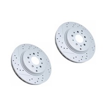 257141 Front Brake Rotors Set 4.7L For Maserati GranTurismo Grancabrio 2008-2019