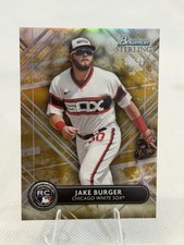 2022 Bowman Sterling Rookies Gold Refractor 50/50!! Jake Burger #BSR-44