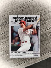 2017 Topps - Memorable Moments Mark McGwire #MM-14