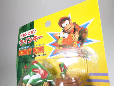 Donkey Kong Country Winky / Diddy Kong Toy Nintendo Japan vintage