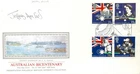 Jeffrey Archer, Hand Signed 'Australian Bicentenary' 1988 FDC - First Day Cover