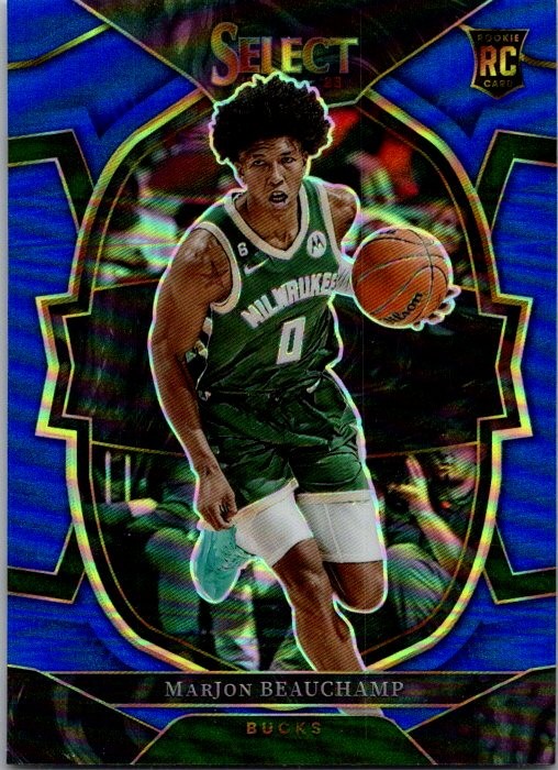 2022-23 Panini Select #75 MarJon Beauchamp Blue Prizms