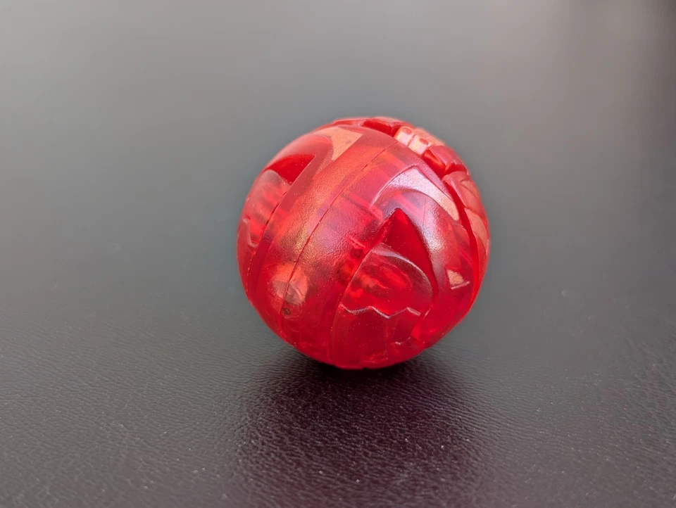 Bakugan Translucent Dragonoid Red Pyrus B1 Classic Small Ball 420g Read - Image 4 of 4