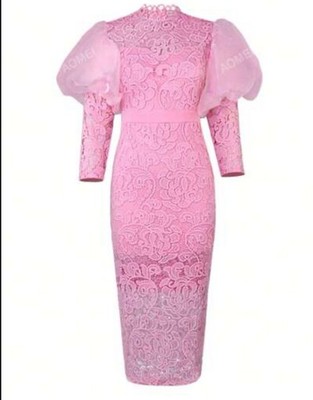 Pink Lace Dress Medium  $49 On Amazon
