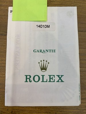 ROLEX 14010M Air-King P Series Guarantee Warranty GARANTIE Genuine TB00