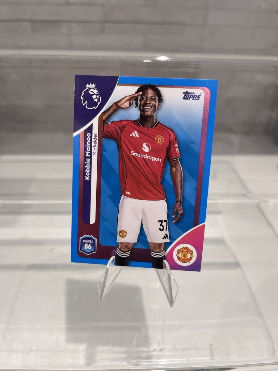 KOBBIE MAINOO ToppsJapaneditionトーディングカード Topps Premier League 2026 Debut Edition Blue Parallel Kobbie