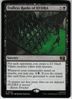 Endless Ranks of HYDRA Commander: Marvel Super Heroes 43 NM R