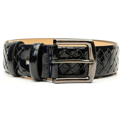 Vinci Leather The Rico Navy Color Calfskin Belt Size 34