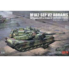 Rye Field 1/35 M1A2 SEP V2 w/Trophy APS & Crows LP & Workable Tracks 5156