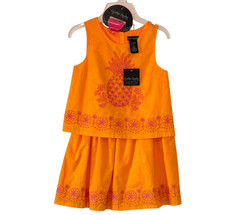 Cynthia Rowley Girls Skirt Set NEW WITH TAGS Embroidered with Hair Claw 7 - 8
