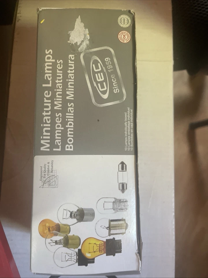 916 CEC Automotriz Miniatura Bombillas Cantidad de 10 Bombillas 916 Foto 2 de 2