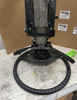 NISSAN UD STEERING WHEEL & COLUMN ASSEMBLY TILT SIGNAL WIPER STALK USED #238