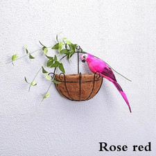 25/35Cm Handmade Simulation Parrot Creative Feather Lawn Figurine Ornament Anima