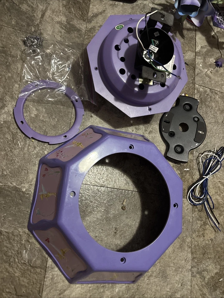 Disney Peter Pan Tinker Bell 42" Ventilador de Techo Flor Kit De Luz De Colección Foto 4 de 4