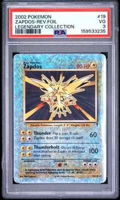 Zapdos 19/110 Legendary Collection Reverse Holo for sale online | eBay