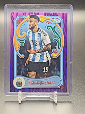 2022-23 Topps Fileteado Argentina Set /15 SSP Nicolas Gonzalez PURPLE