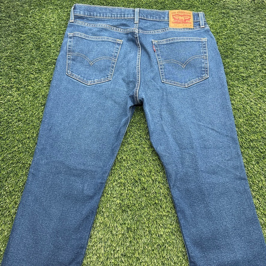 Levis 511 Slim Jeans MEns 36x30 Blue Denim All Season Tech Stretch Medium Wash