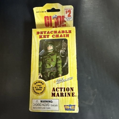 NEW GI Joe Action MARINE Detachable Key Chain 1967 Series 1988 Hasbro