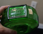 Vtg Green Glass SUNSWEET Flat Apple Jar/Bottle Embossed Mid Century decor — photo 6
