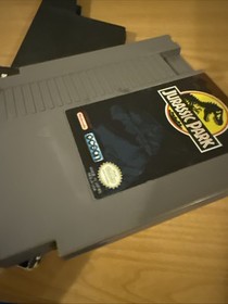 Jurassic Park (NES) Complete In Box Tested W/ Manual Box Protector Authentic