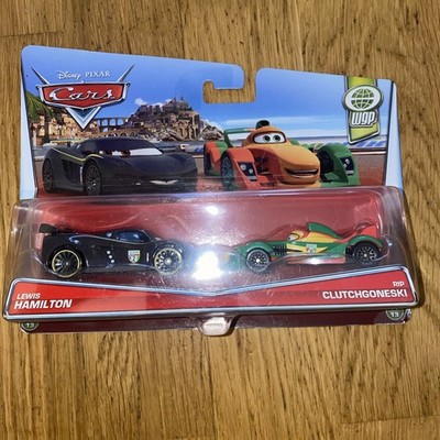 Disney Pixar Cars WGP Lewis Hamilton & RIP Clutch Gone Ski Diecast