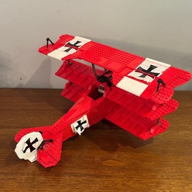 Lego 3451 Sopwith Camel Biplane & 10024 Red Baron Airplane Building Set *READ